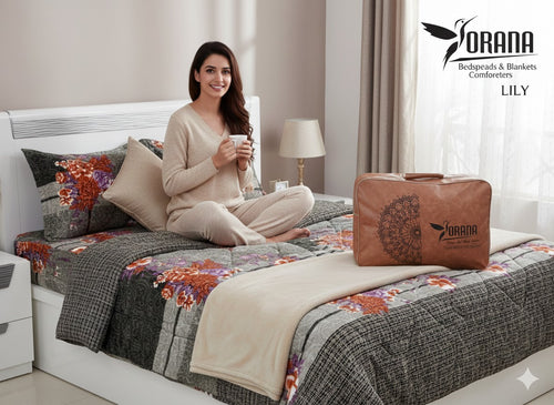 LILY DOUBLE BED QUILT